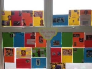 Each boy did a project on their sporting hero.